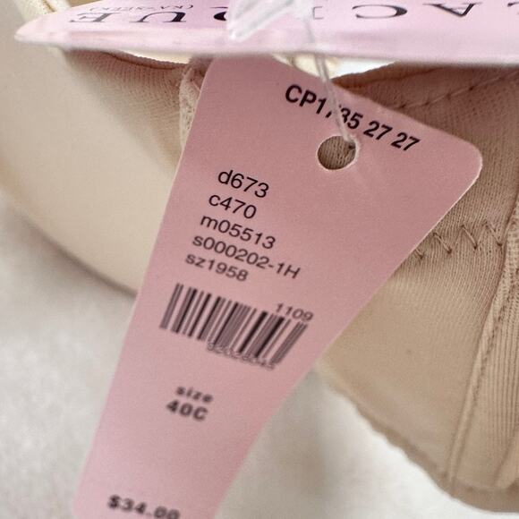 Cacique bra size 40C beige convertible adjustable straps nwt - Picture 6 of 6